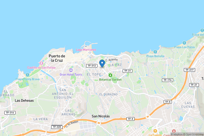 FU International Academy Teneriffa - Open Street Map
